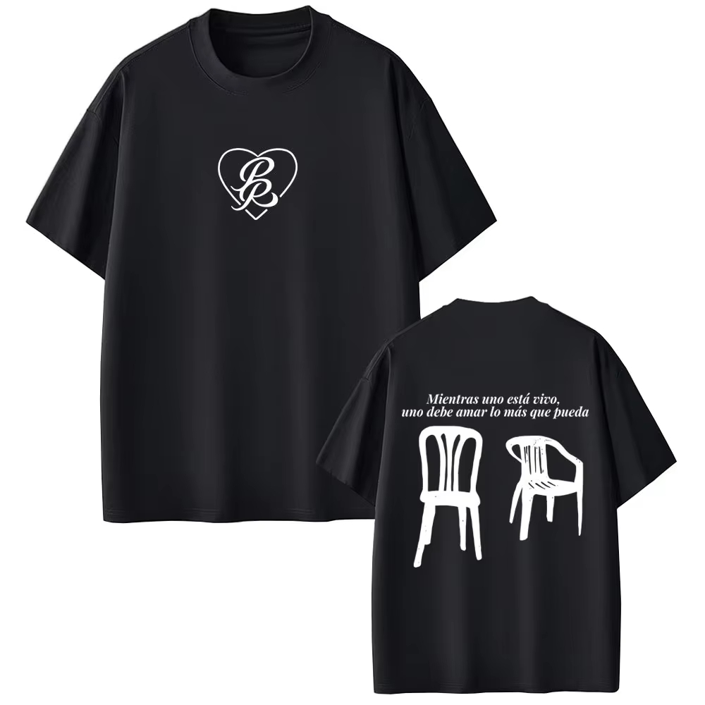 Foto Street Fashion - 2026 ベストセラーラッパーバッドバニー Tシャツ Debi Tirar Mas