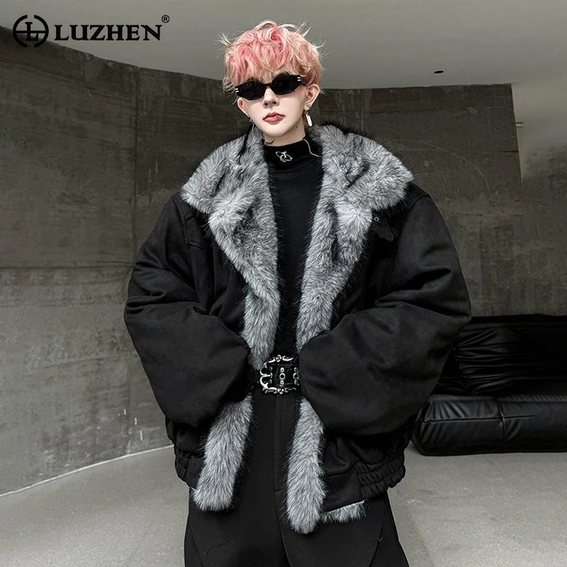 Street Fashion Men 2025 - LUZHEN 2025 冬新作 高品質 厚手 暖かい