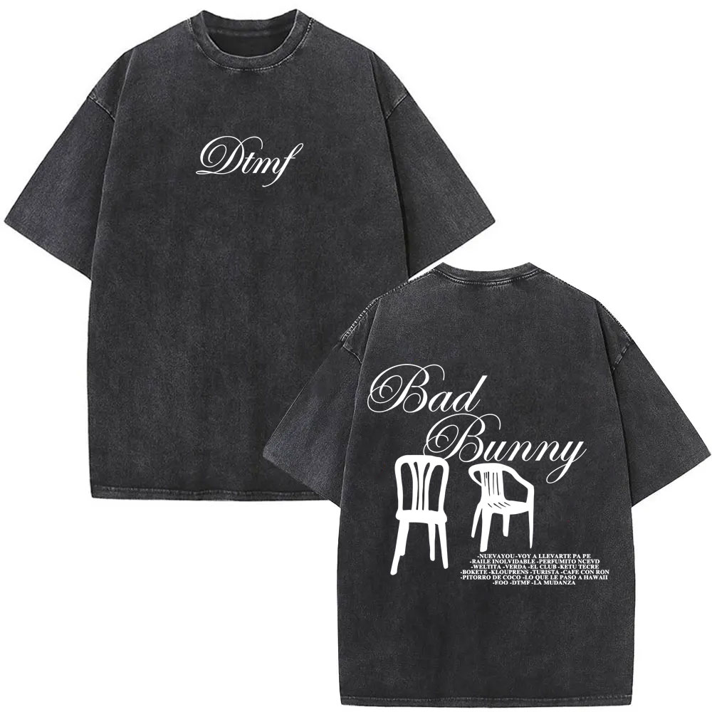 ウォッシュドヴィンテージ ラッパー バッドバニー Tシャツ  - Foto Street Fashion のレビューと価格