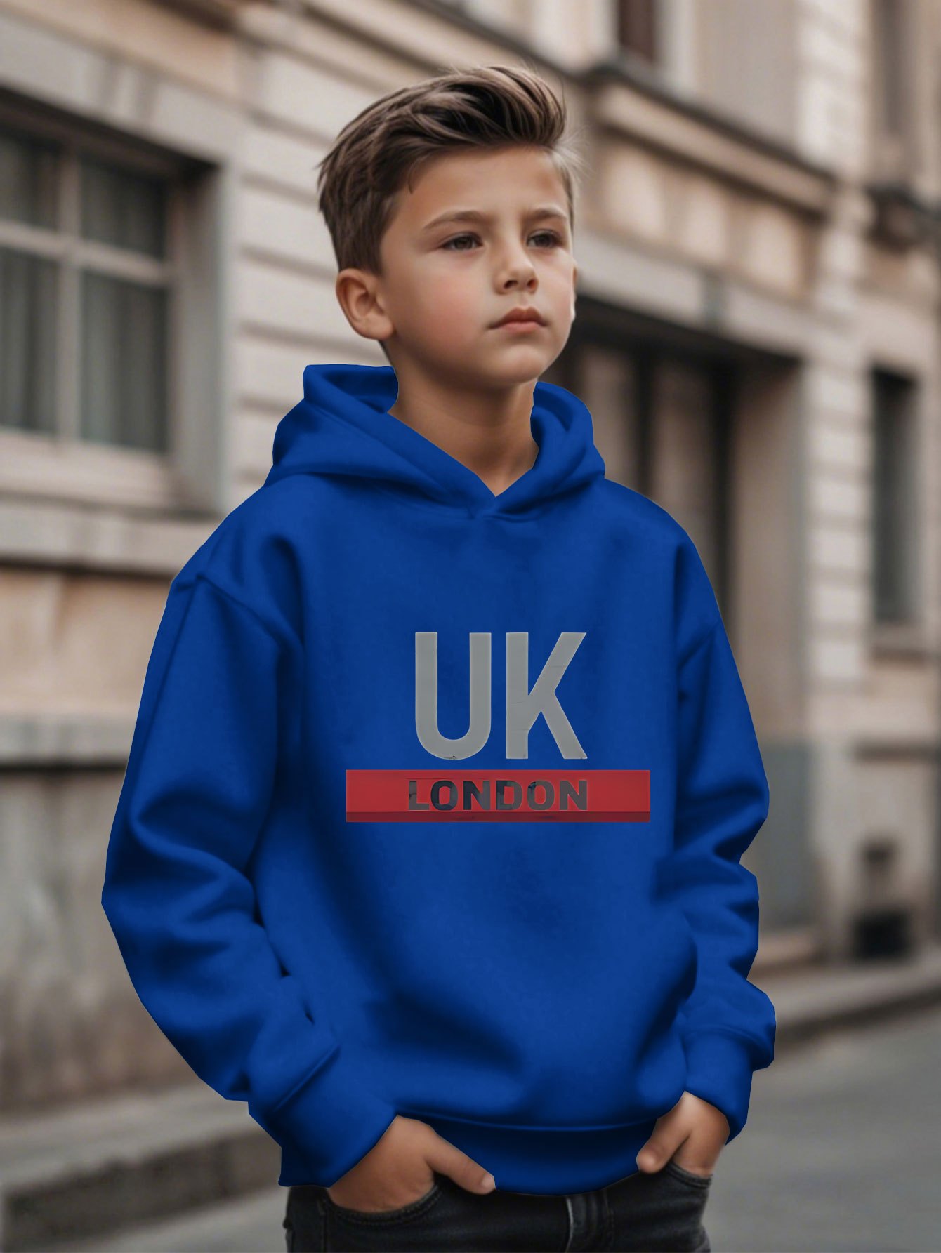 イギリス・ロンドン製プリントフーディー、男の子向けファッショ - Street Fashion In London のレビューと価格