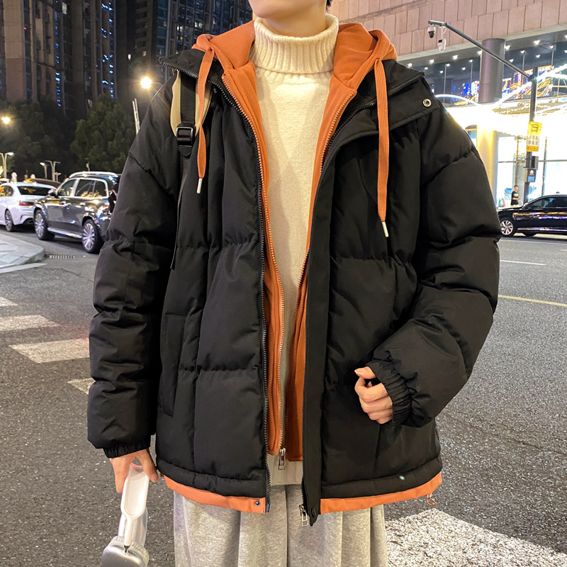 ファッションメンズフード付き綿入りジャケット 2025 秋冬 - Street Fashion Men 2025 のレビューと価格