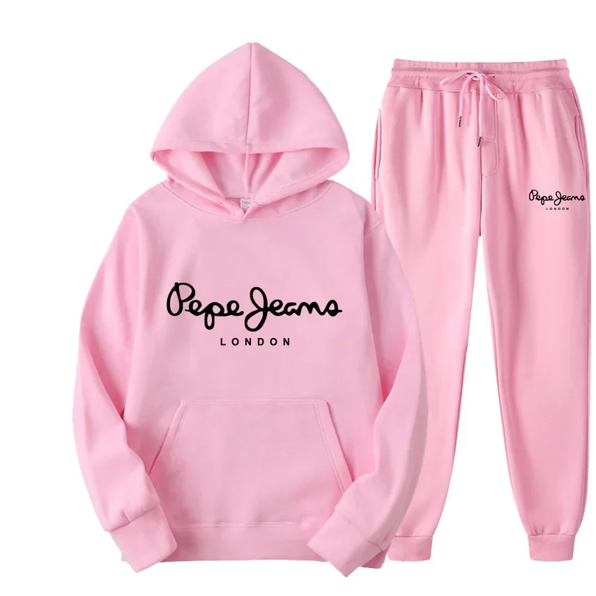 男女兼用プリント入りフーディートラックスーツ上下セット ヒッ - Street Fashion Hip Hop のレビューと価格