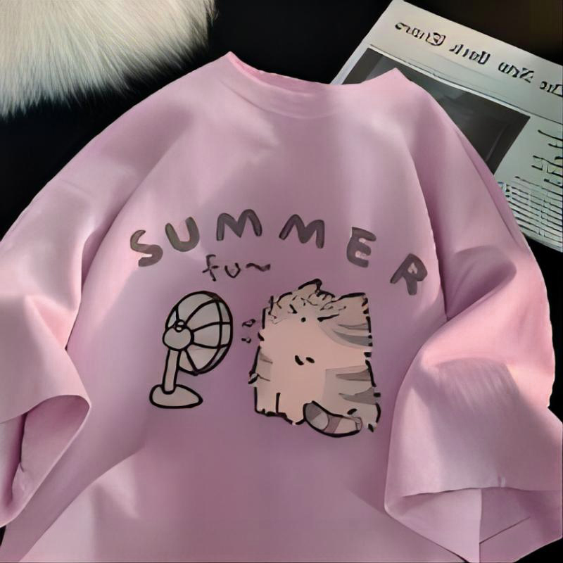 韓国ファッションストリートクリエイティブブローファン猫プリン - Street Fashion Couple のレビューと価格